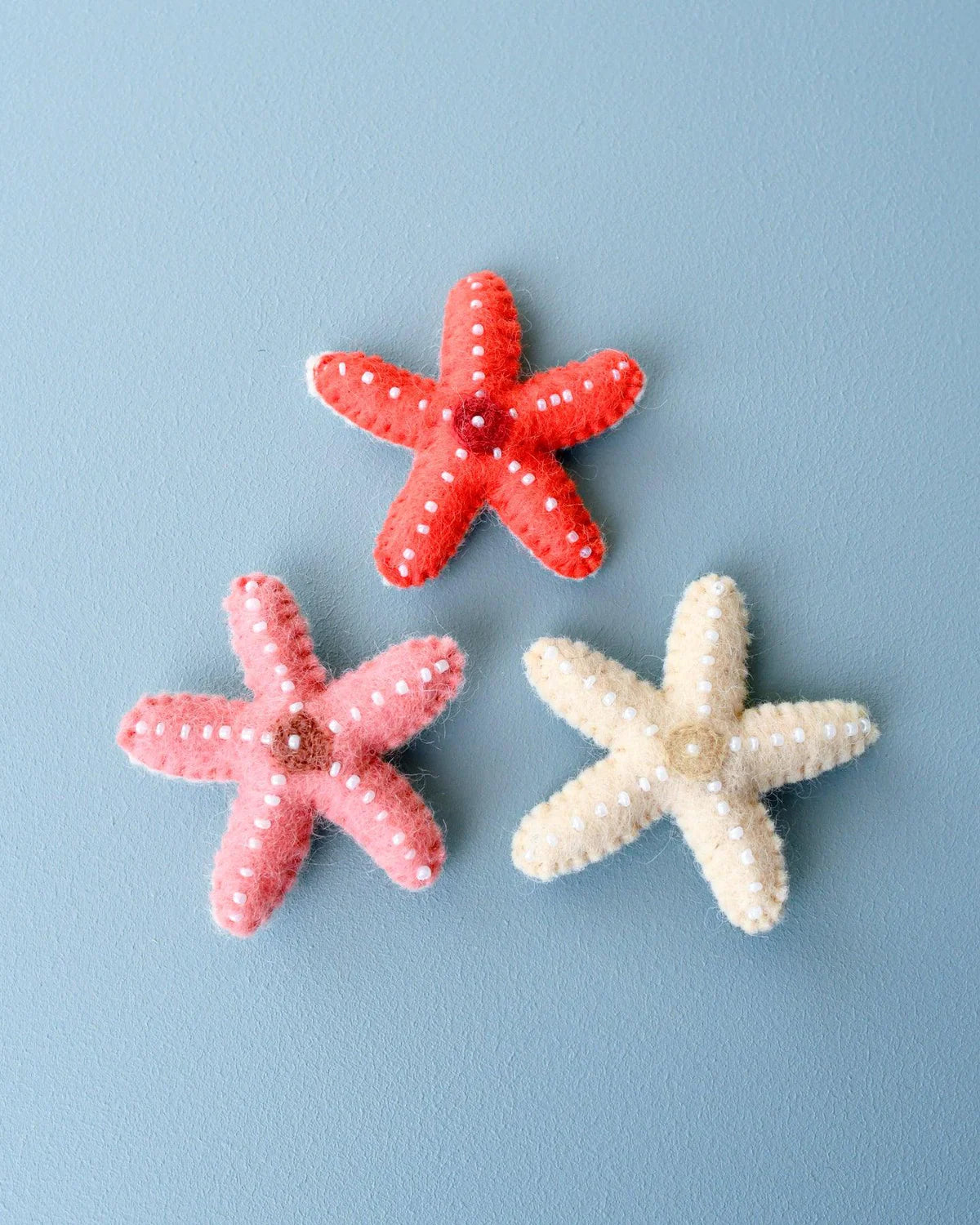 Felt Starfish- Set of 3