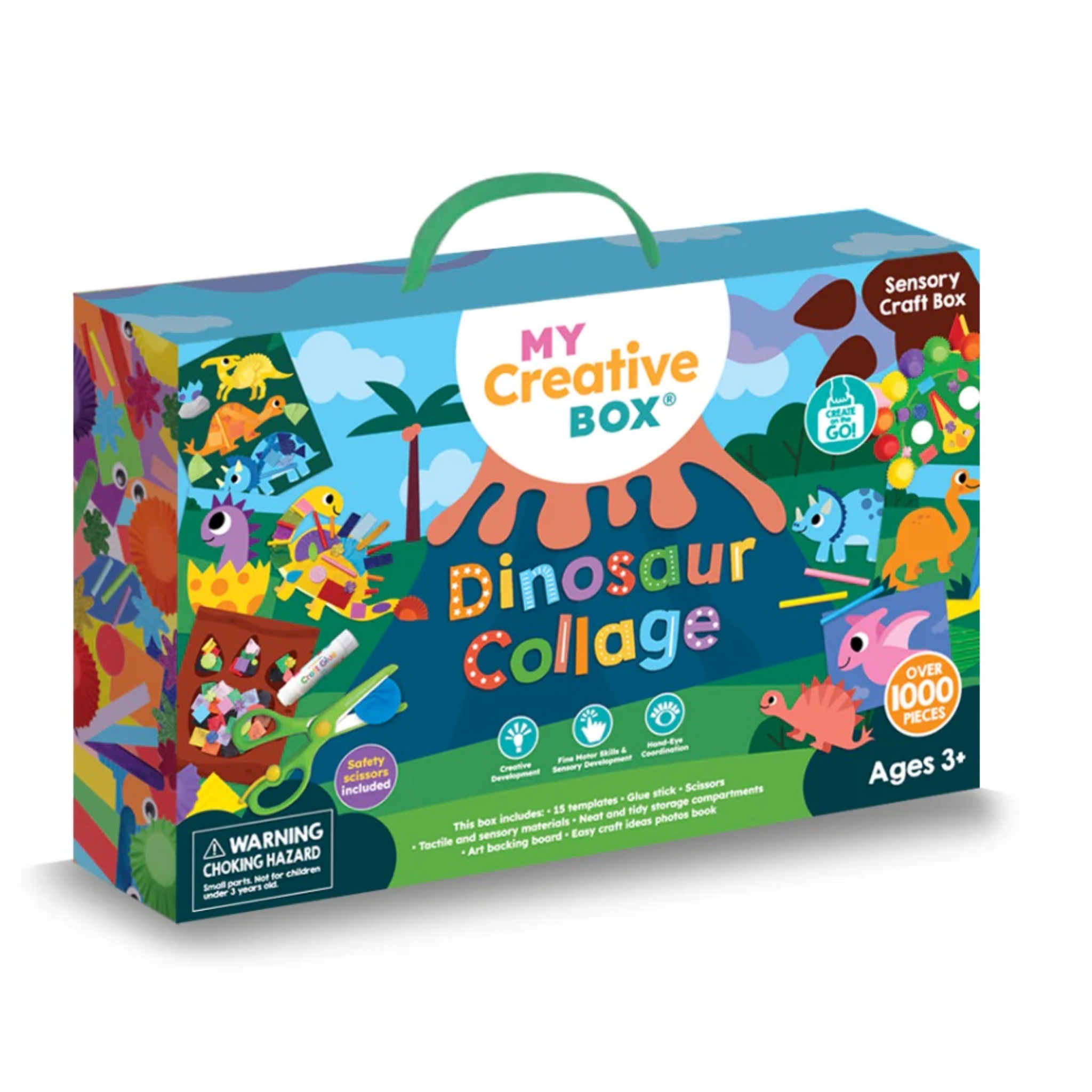 Dinosaur Collage Sensory Craft Box