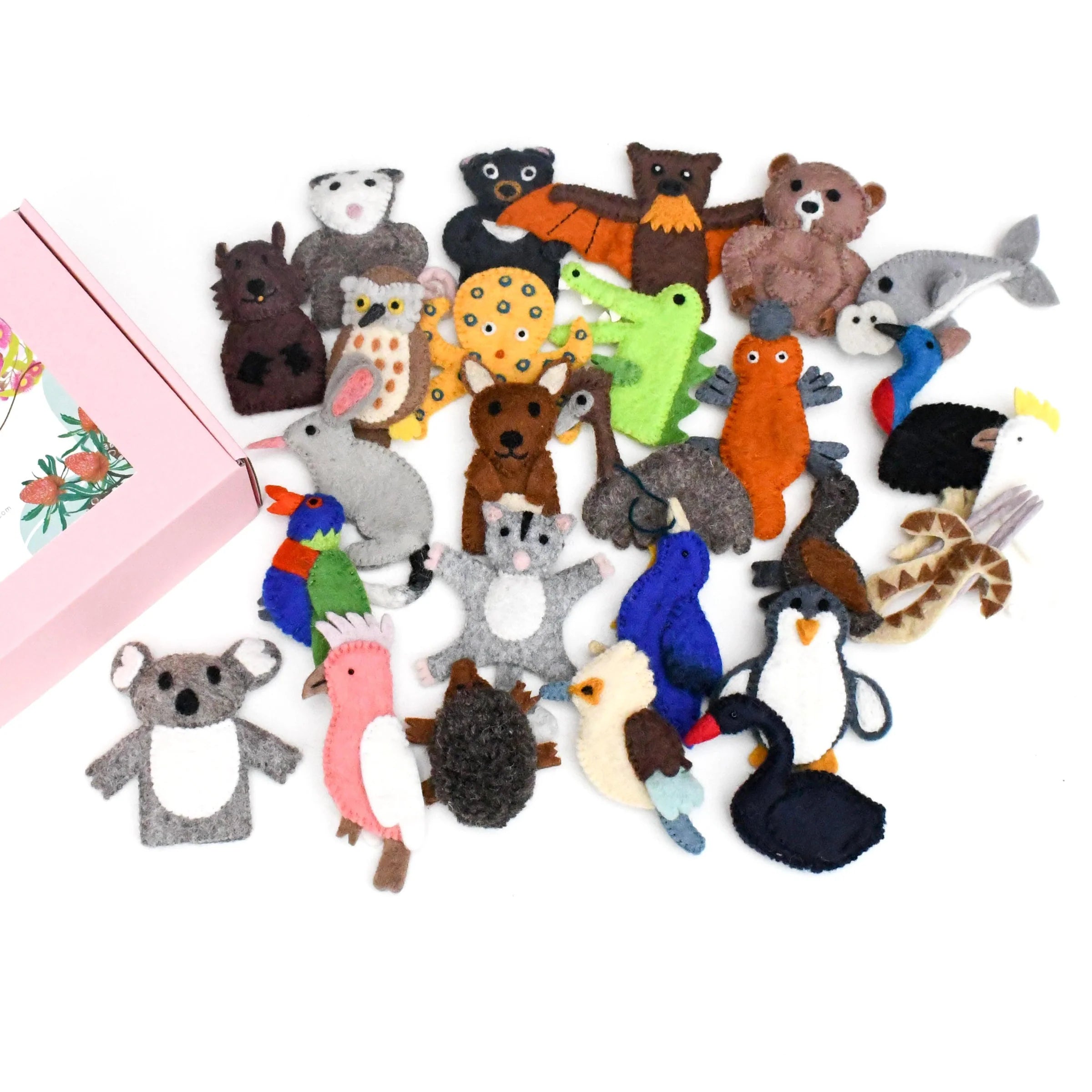 Australiana Finger Puppets - Set of 25