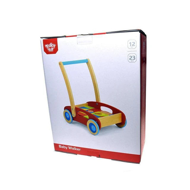 Push Walker Baby with Blocks