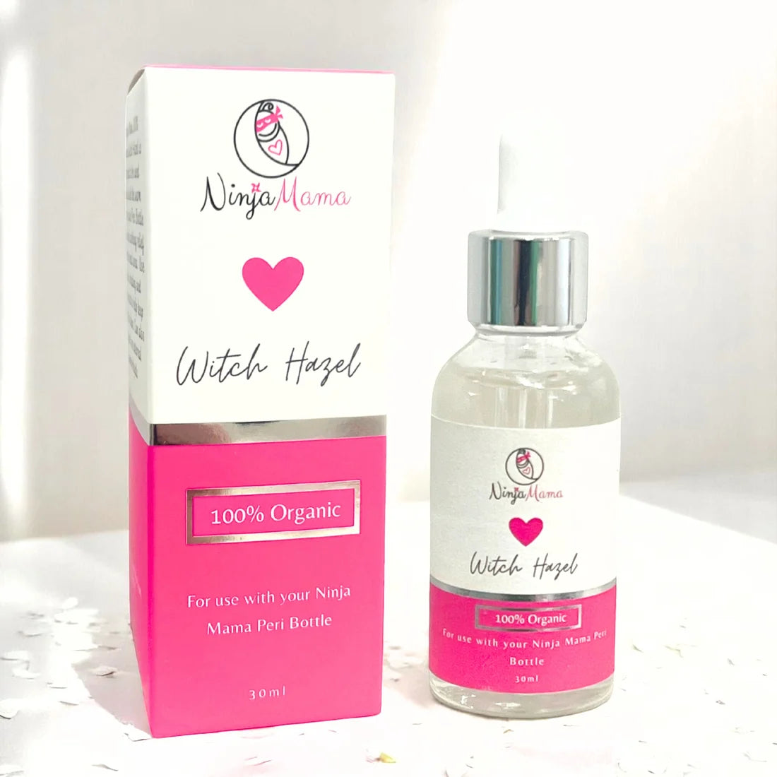 Certified Organic Witch Hazel - Alcohol Free - 30ml