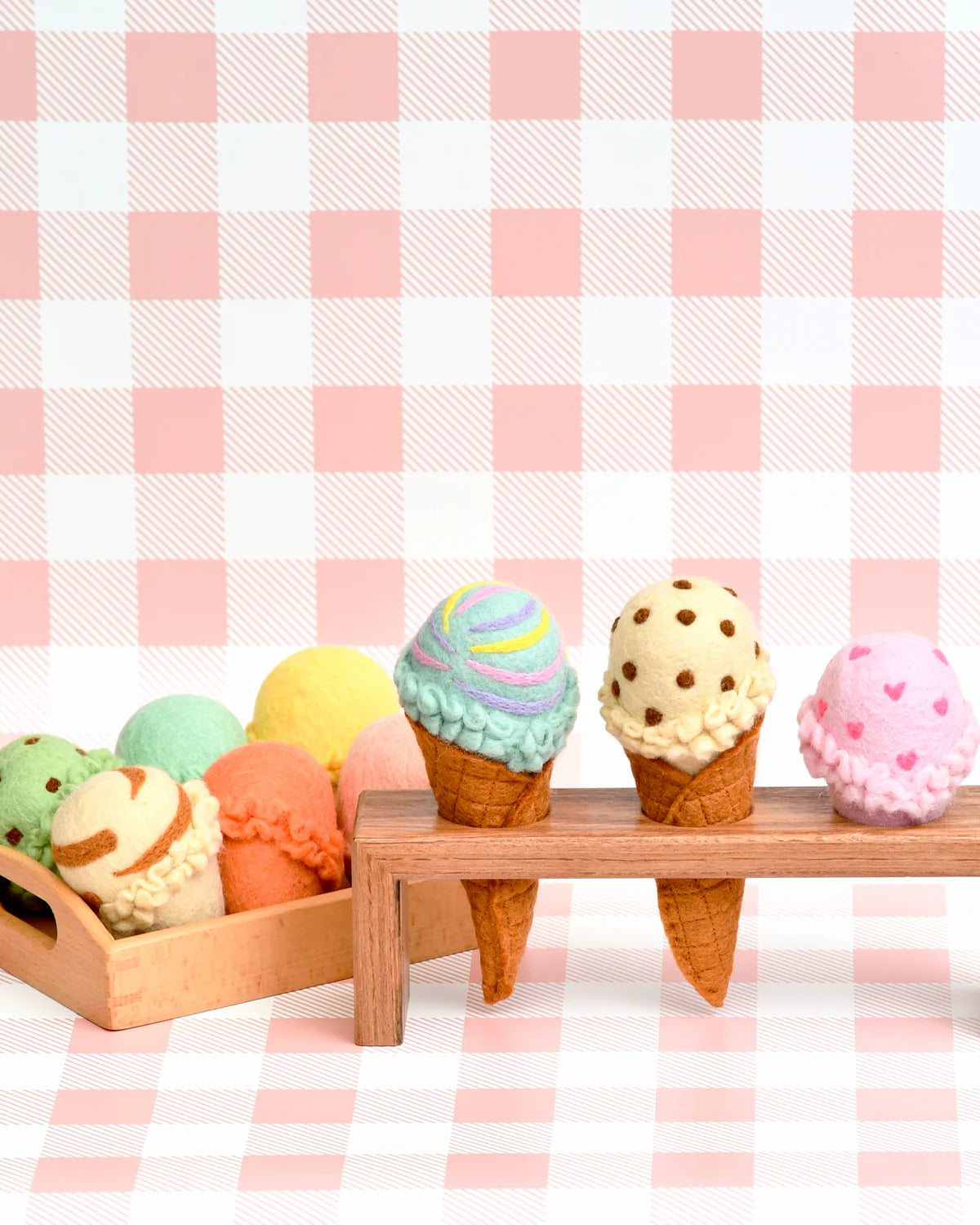 Felt Ice Cream Cone Holder