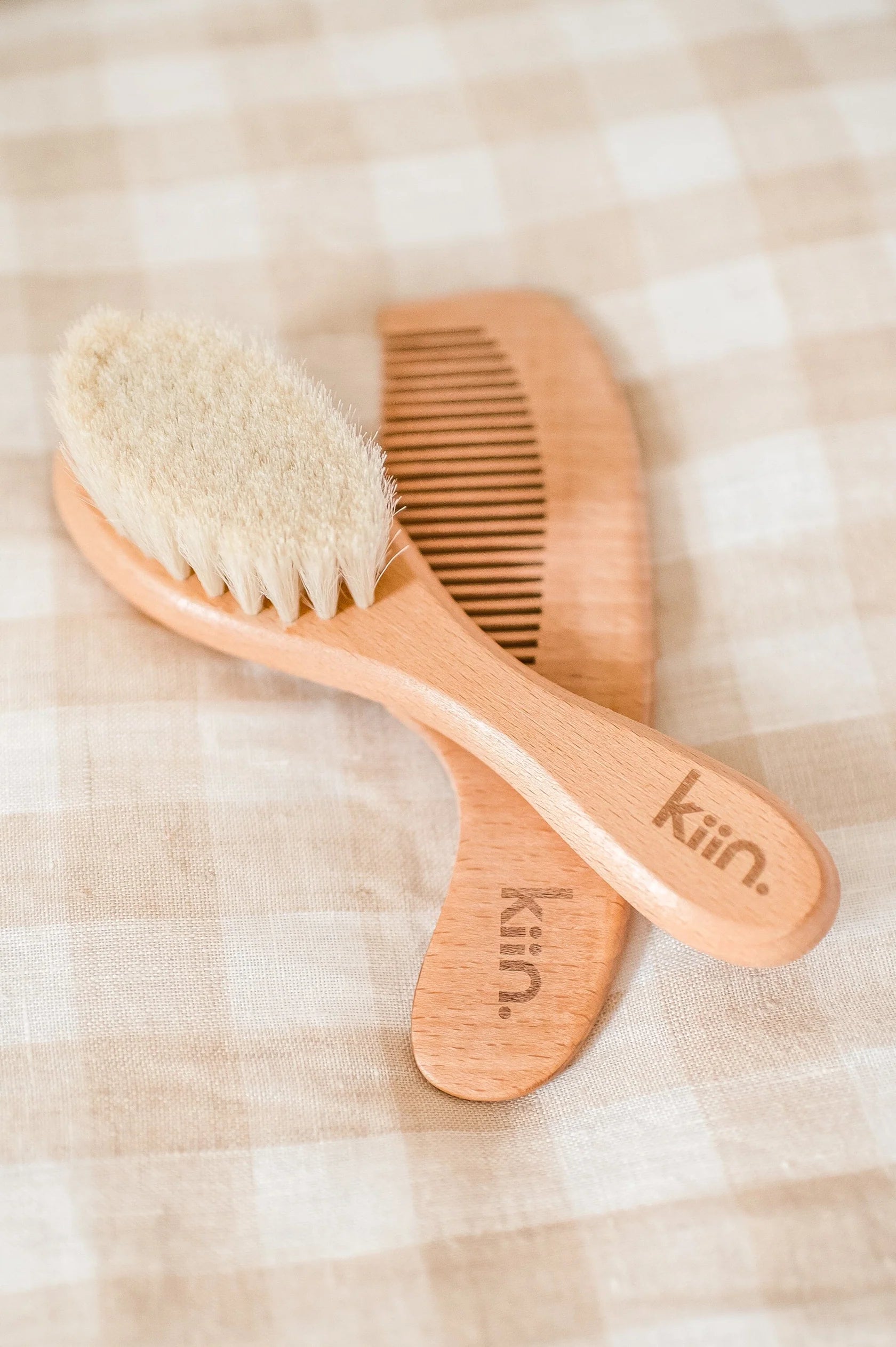 Wooden Baby Brush & Comb Set