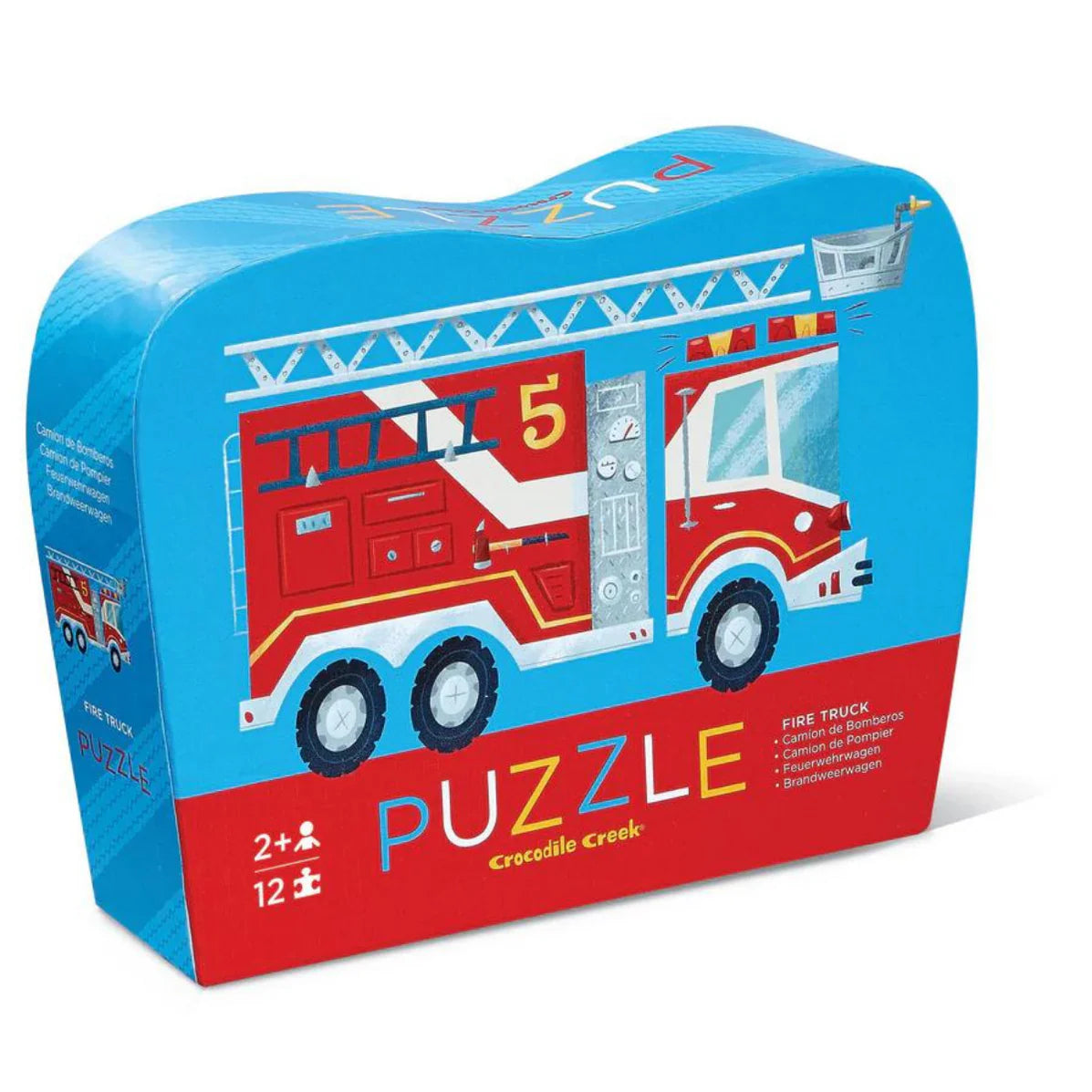 Mini Puzzle - 12pc - Fire Truck