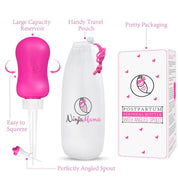 Postpartum Upside Down Peri Bottle (360ml) – Angled Perineal Care Bottle