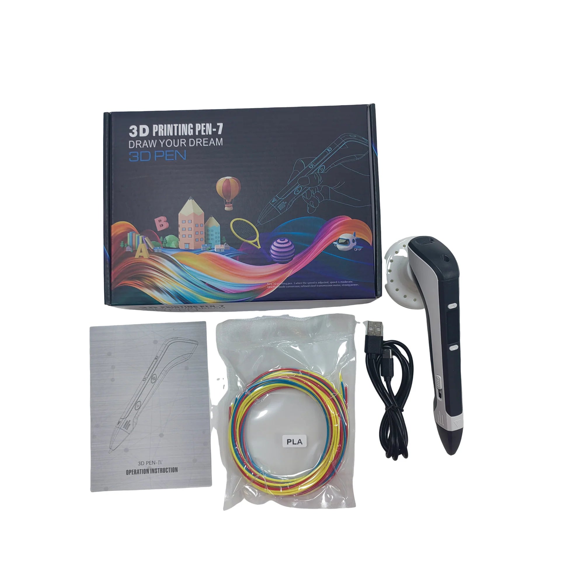 3D Printing Pen With Metal Gearbox - Assorted Colours