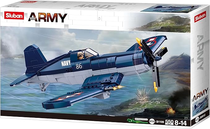 B1109- WW2 F4U FIGHTER - 550 PCS C12