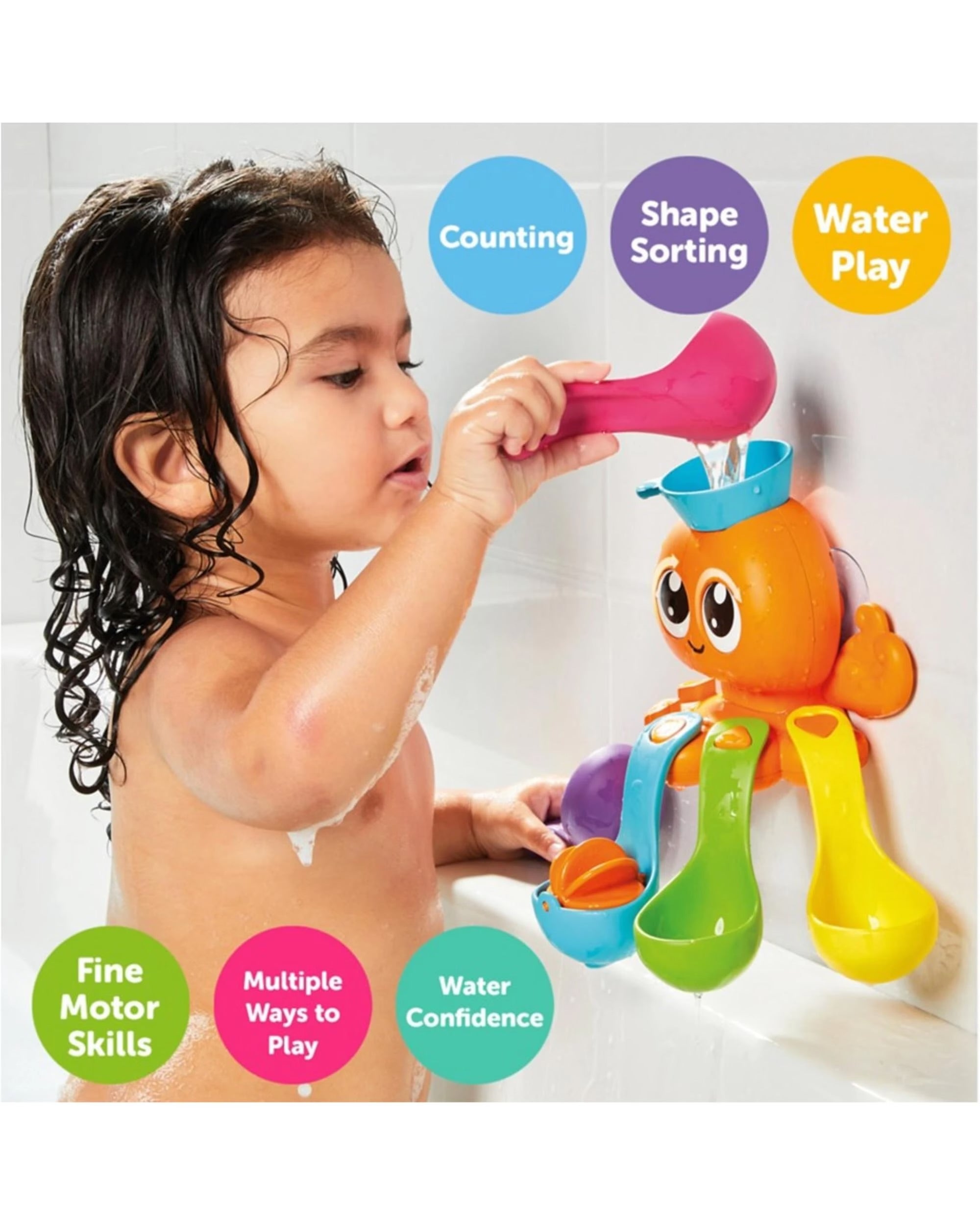 7 in 1 Bath Activity Octopus