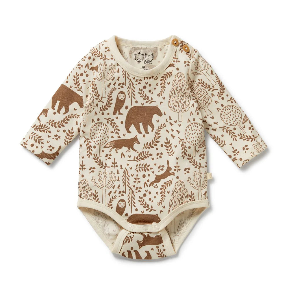 Winter Forest Organic Bodysuit