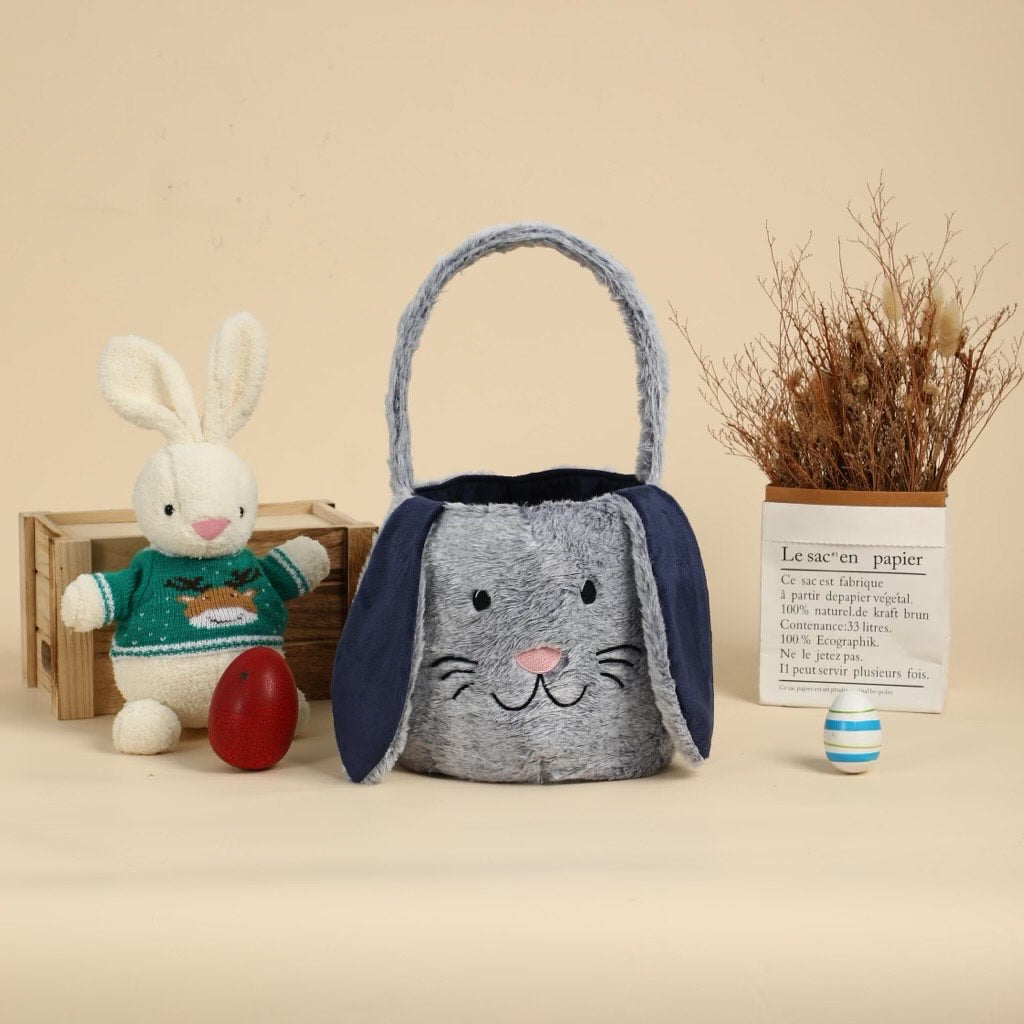 Easter Bunny Basket - Grey