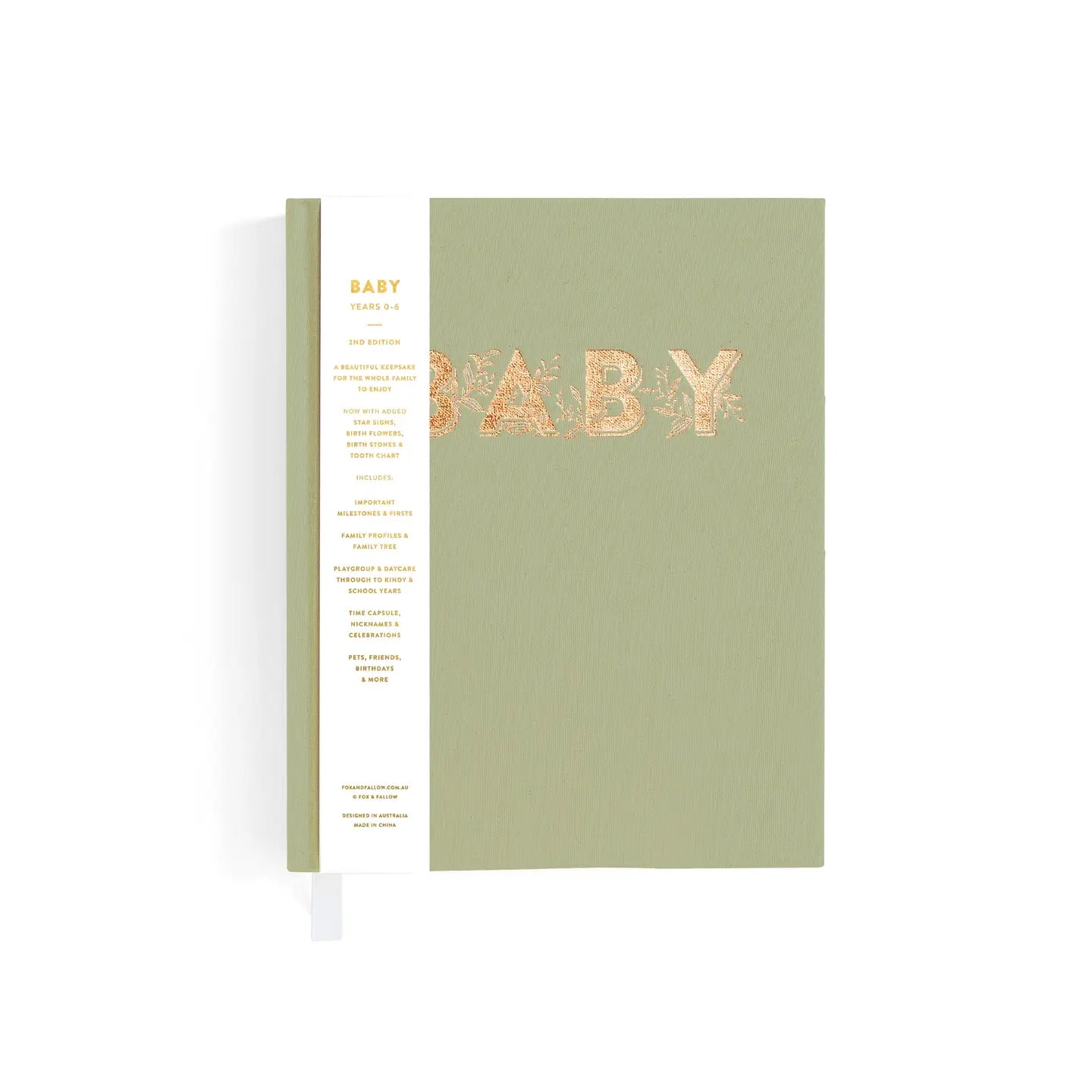 Mini baby book