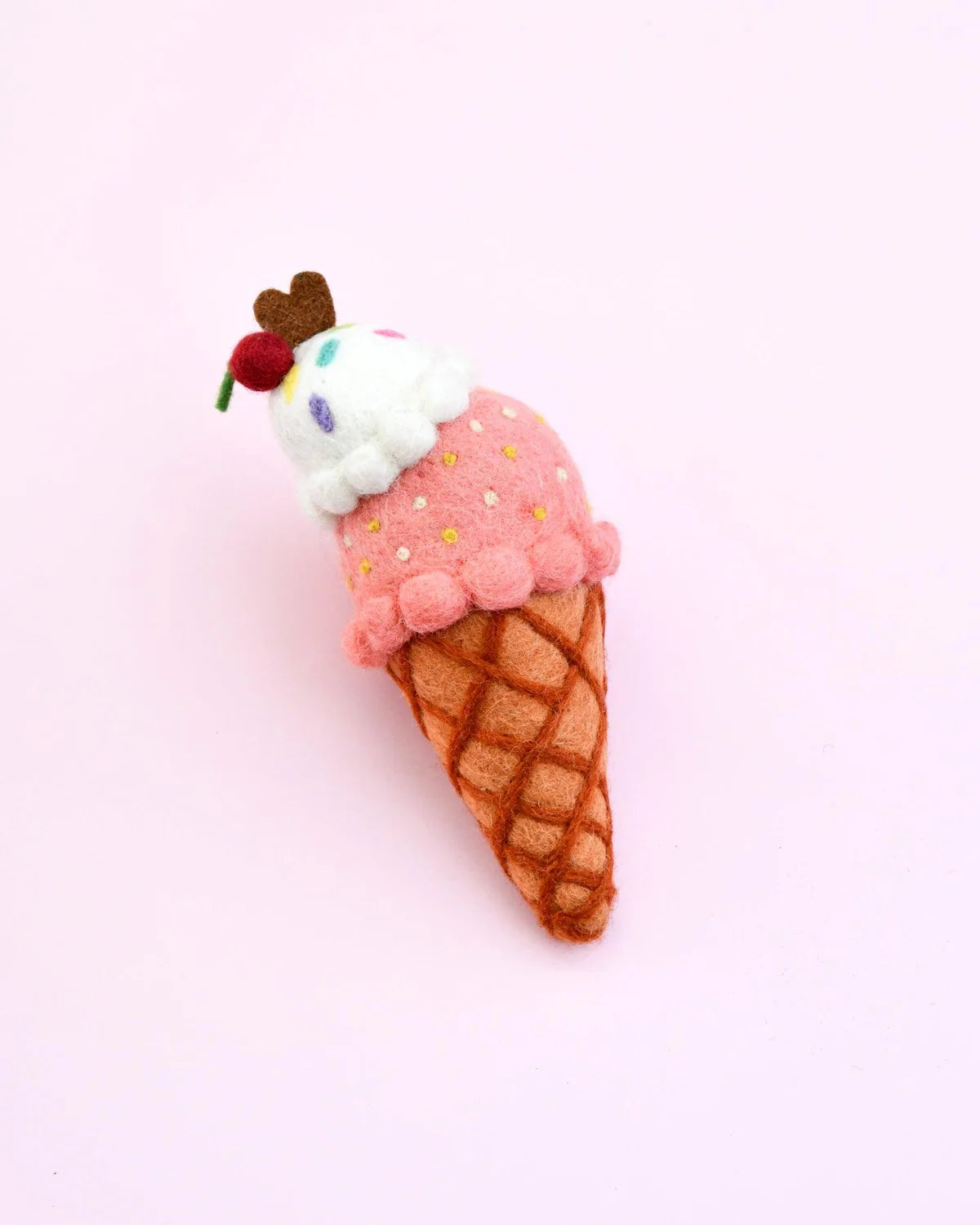 Felt Neapolitan (Harlequin) Ice Cream