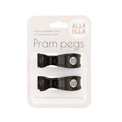 2 Pack Pegs Black