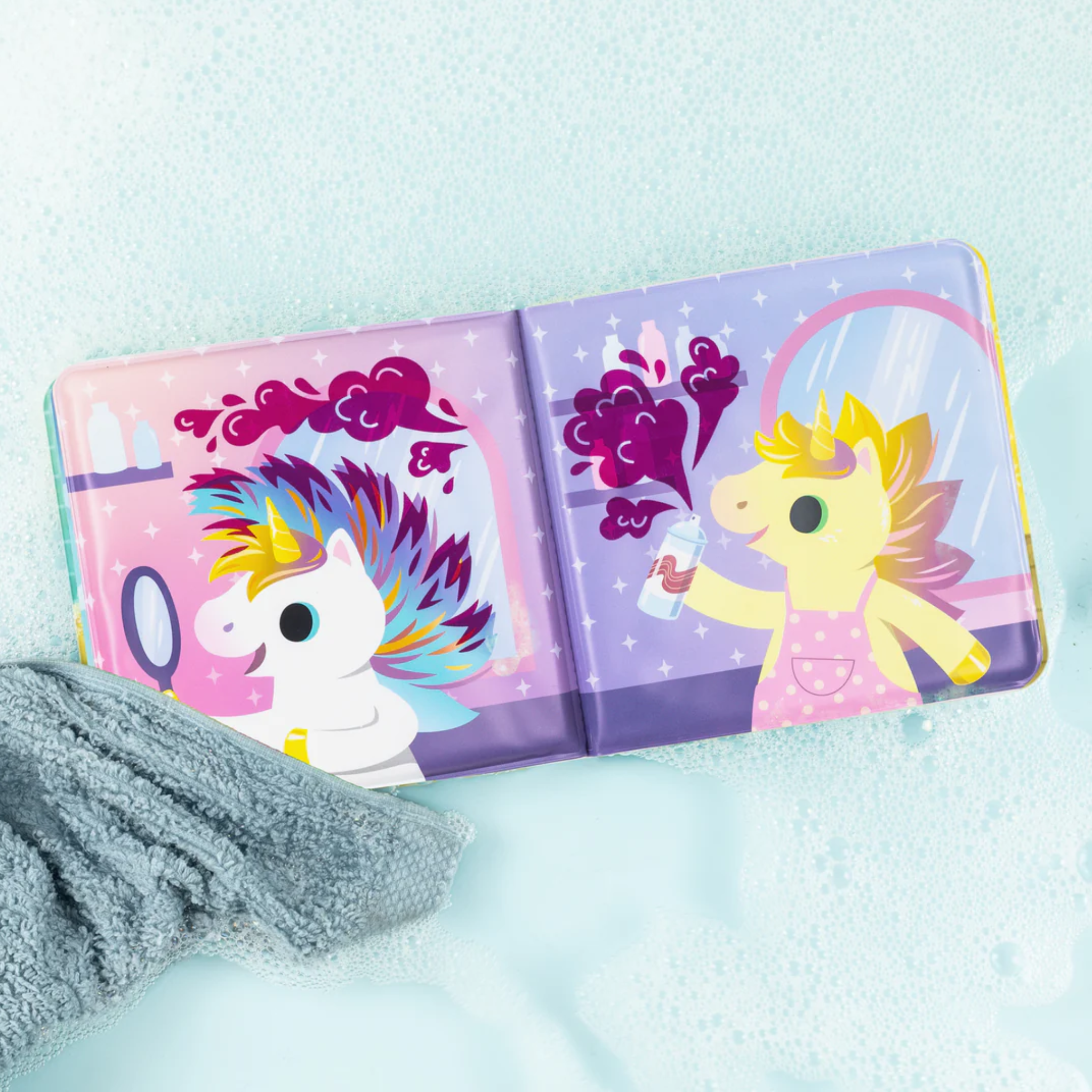 Bath book - magic unicorns