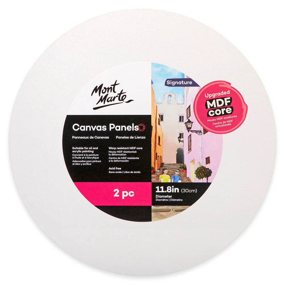 MM Canvas Panels Pack 2 Round 30cm