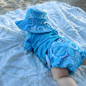 Long Sleeved Rashie - Called Home to the Ocean (Indigenous Blue)