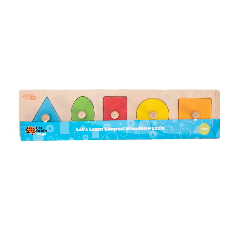Let’s Learn Shapes! Wooden Puzzle