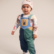 Midnight Colour Block Overalls