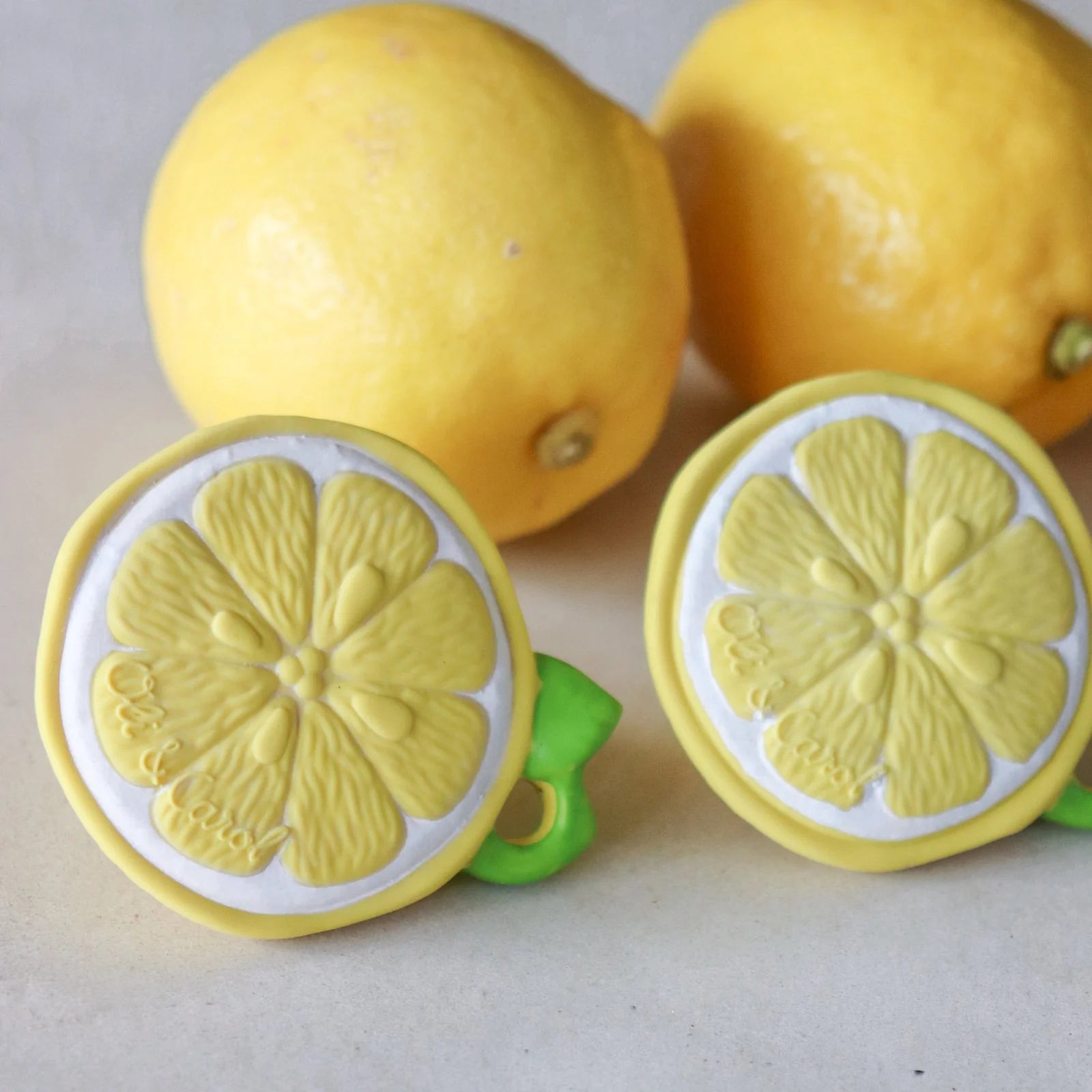 Natural Rubber Teether - John Lemon