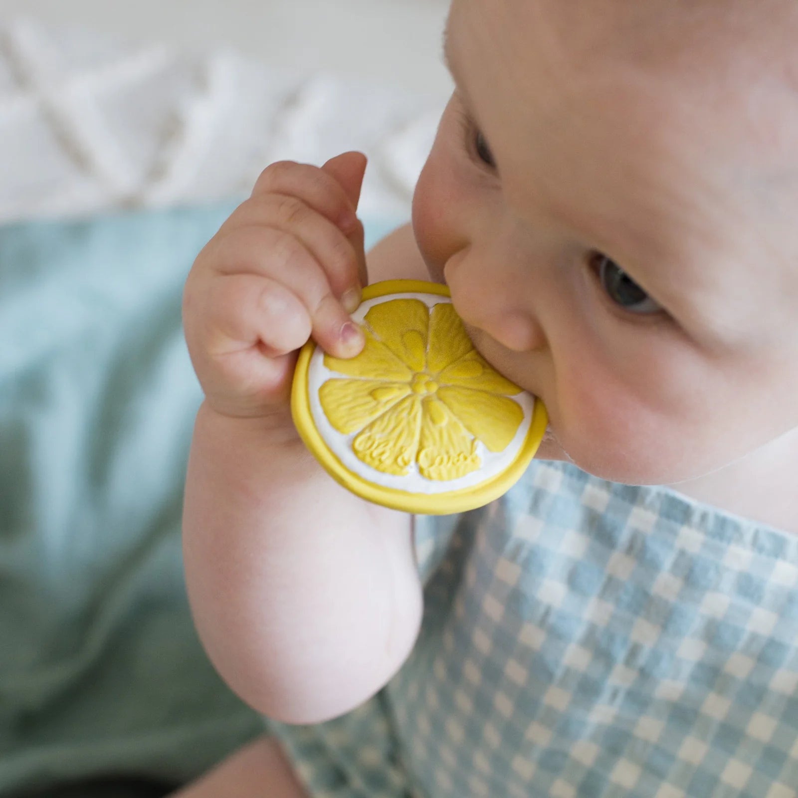 Natural Rubber Teether - John Lemon