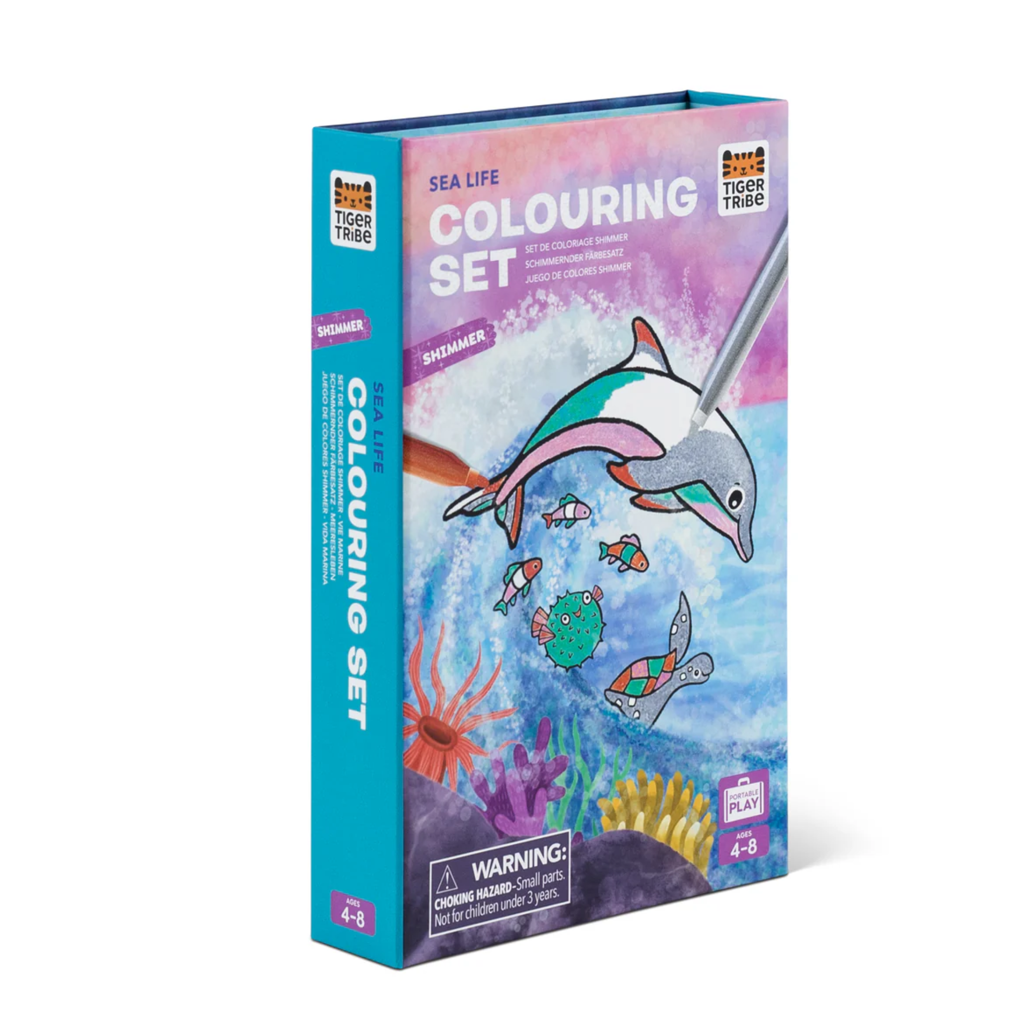 Shimmer Colouring Set - Sea Life