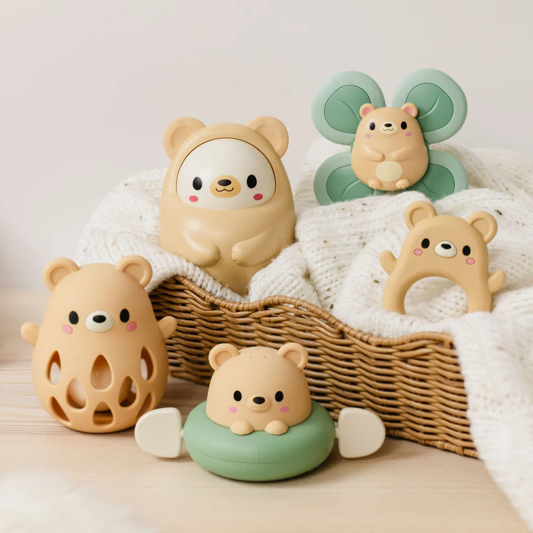 Silicone Rattle - Bear
