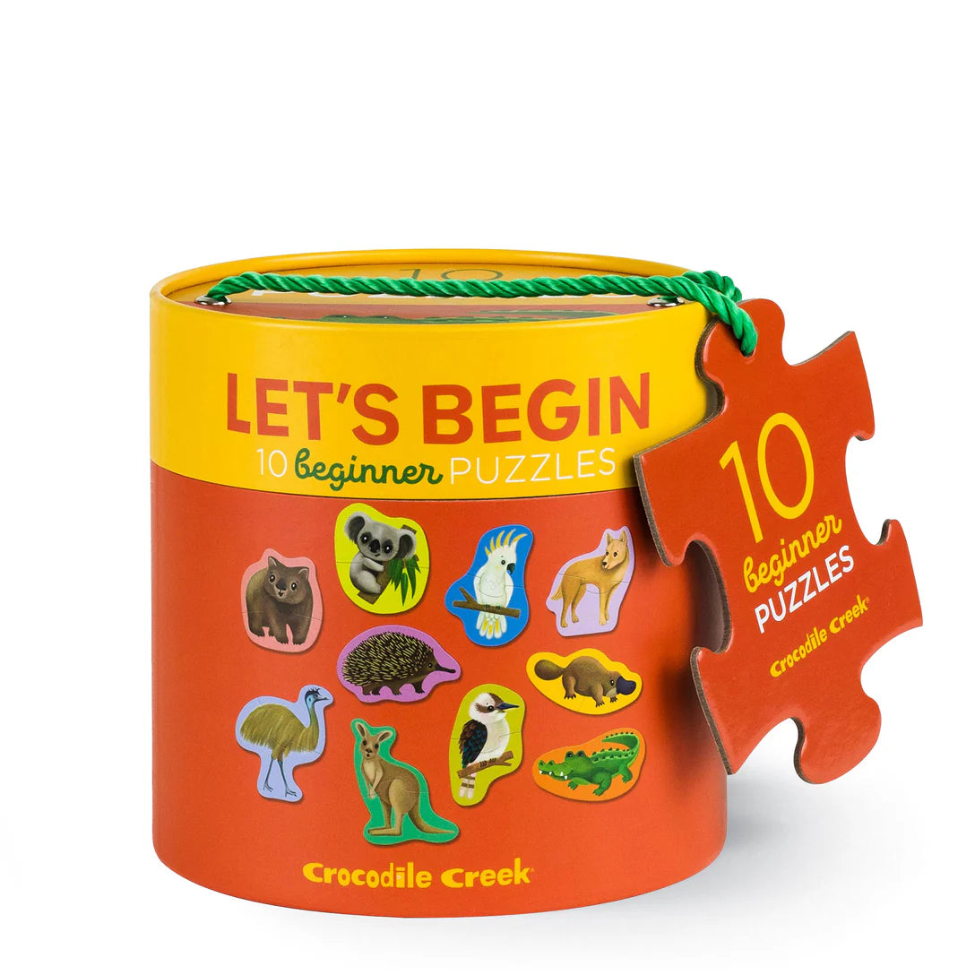 Let’s Begin Puzzle - 2pc - Aussie Animals