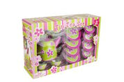Lime Daisy Flower Tin Rea Set 15pcs