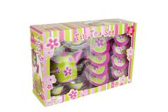 Lime Daisy Flower Tin Rea Set 15pcs