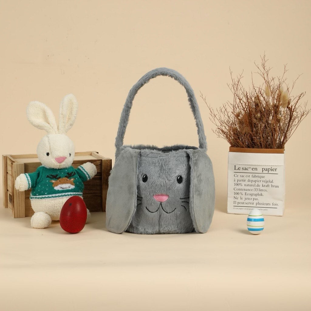 Easter Bunny Basket - Grey