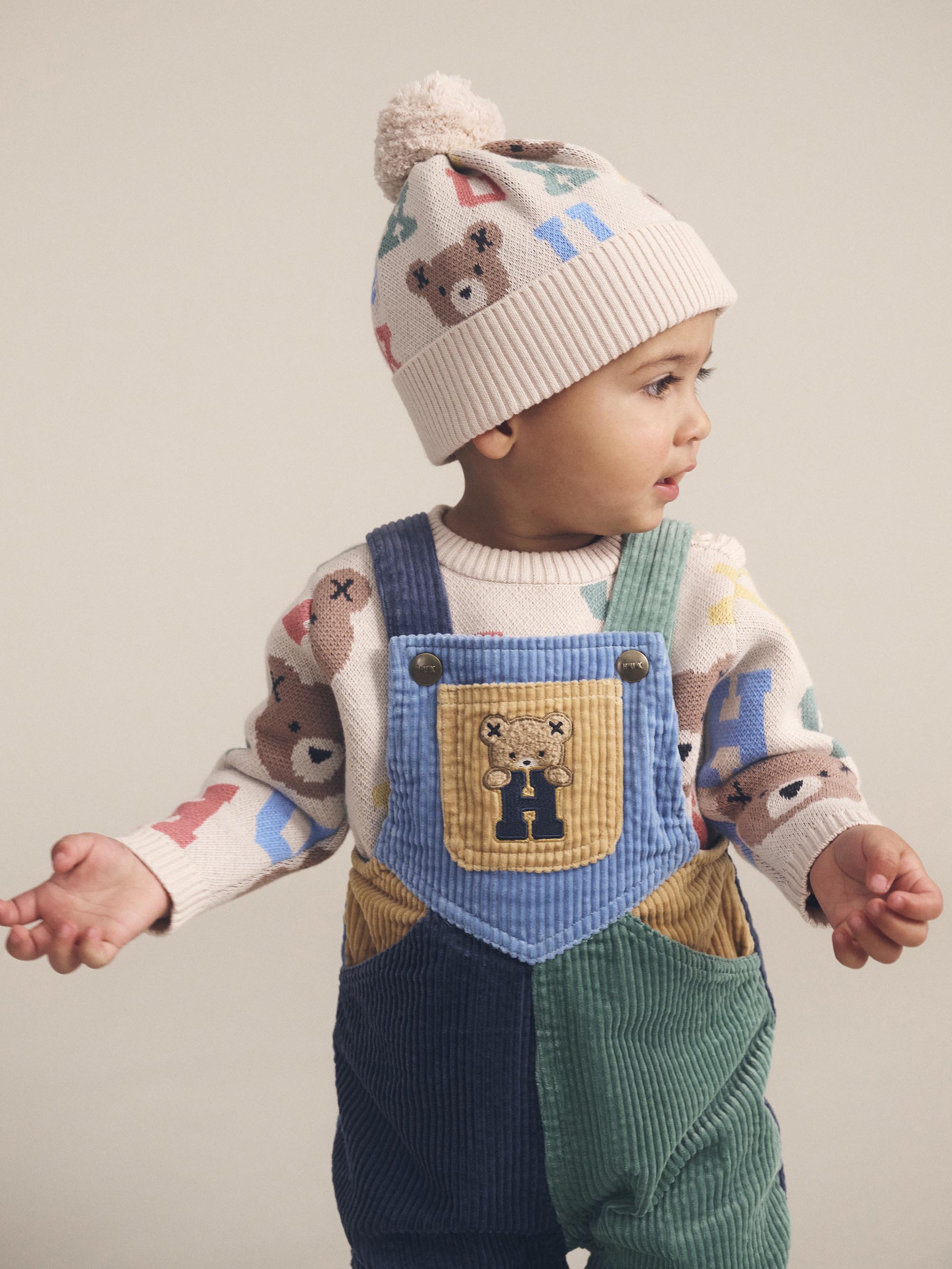 Midnight Colour Block Overalls