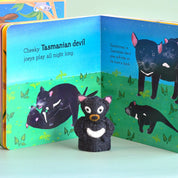 Australian Baby Animals by Frané Lessac - Book & Finger Puppet Set