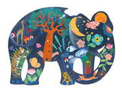 Elephant Shaped 150pc Art Puzzle