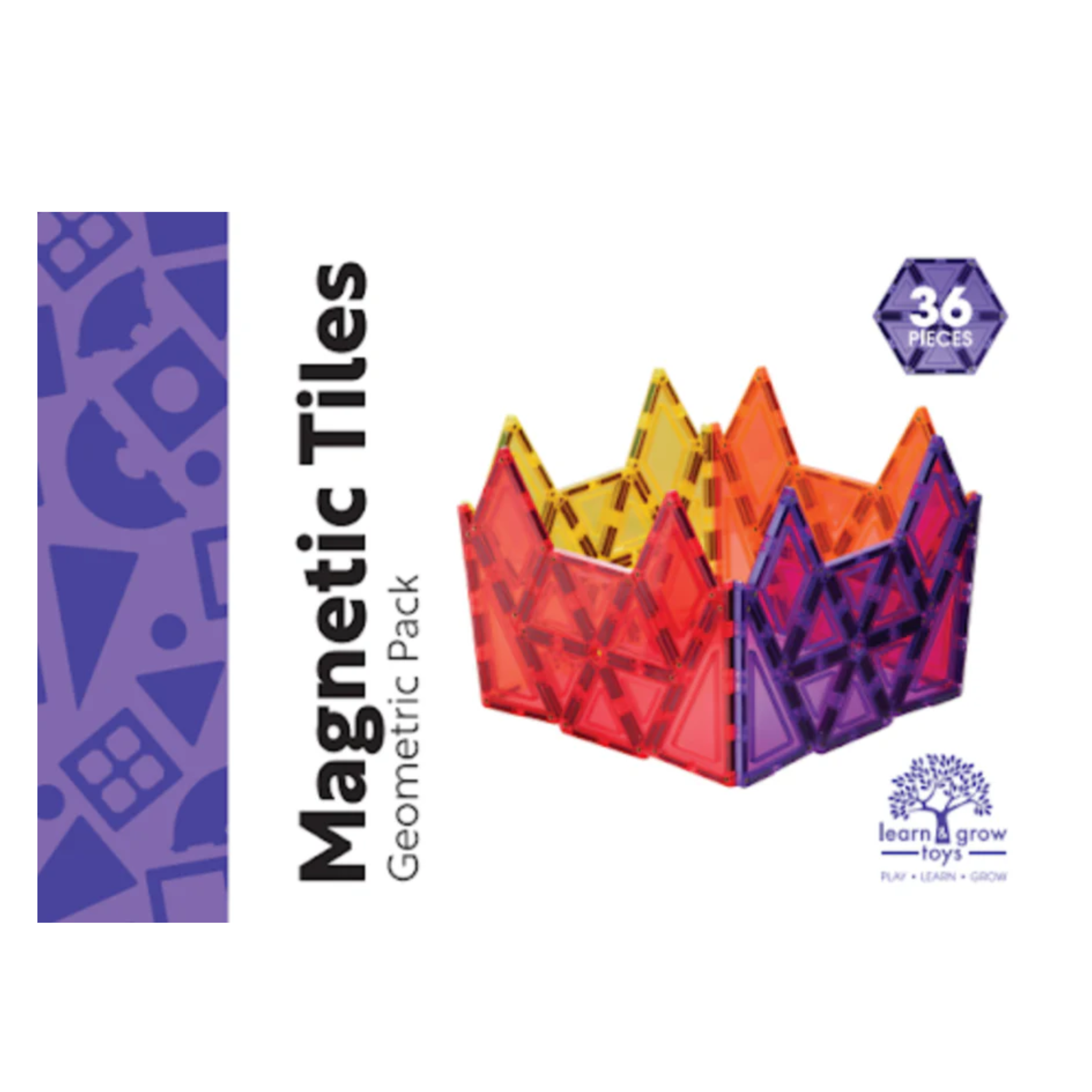 Magnetic Tiles - Geometric Pack 36pc