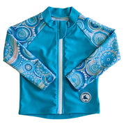 Long Sleeved Rashie - Called Home to the Ocean (Indigenous Blue)