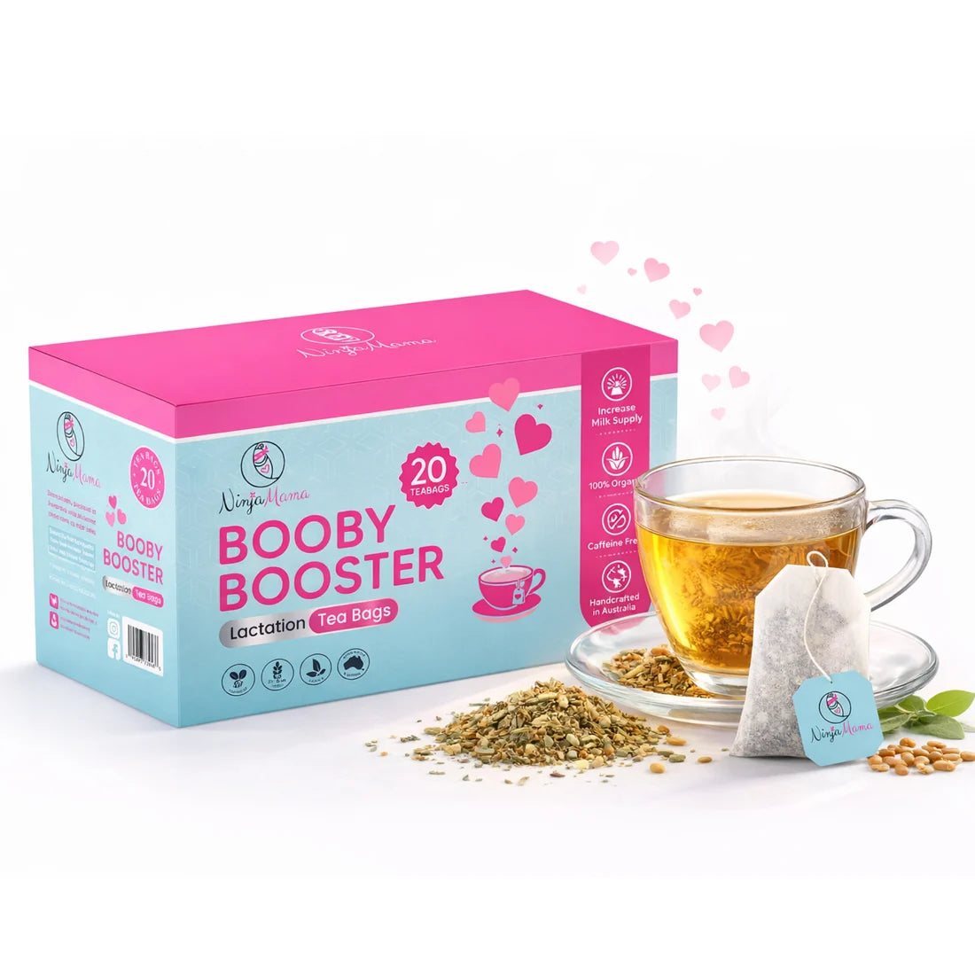 Booby Booster Organic Lactation Tea Bags (20 Pack)