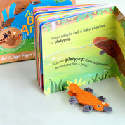 Australian Baby Animals by Frané Lessac - Book & Finger Puppet Set