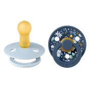 BIBS x Liberty Chamomile Lawn/Baby Blue - Round Size 2