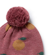 Clementine Organic Knitted Jacquard Hat