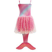 Mermazing Mermaid Dress With Tail Size 3-4