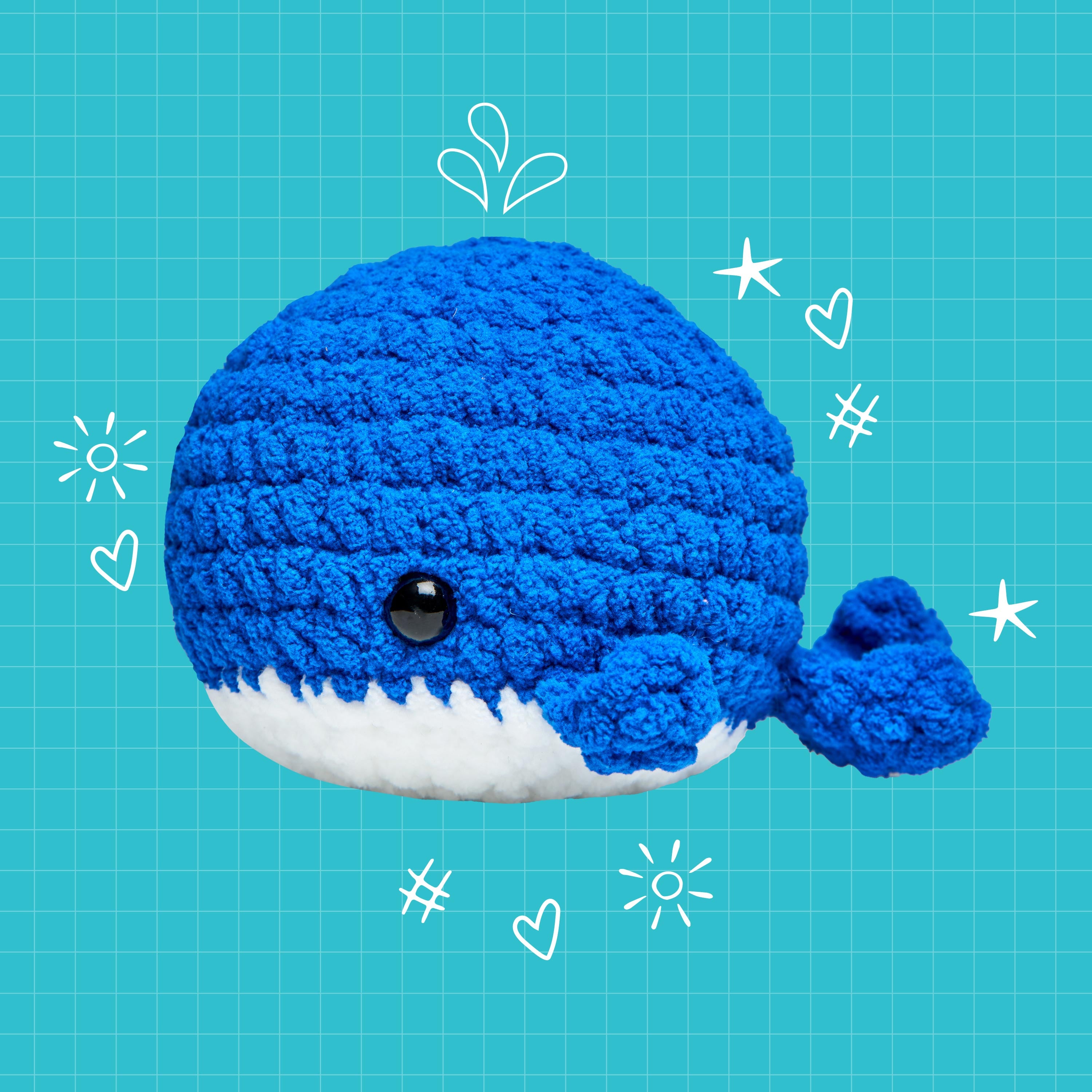 Crochet Plushie - Wally Whale
