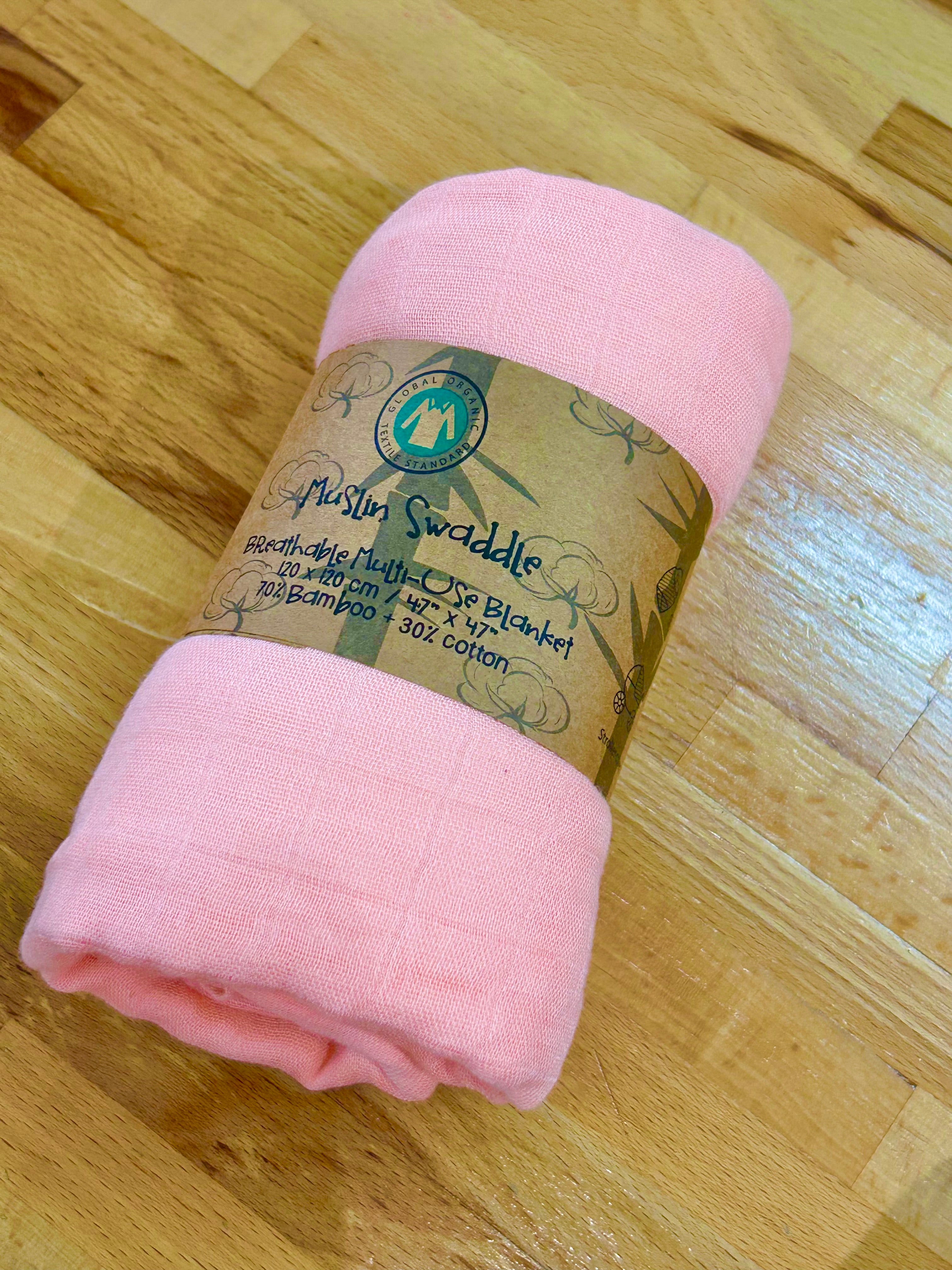 Muslin Swaddle - Peach