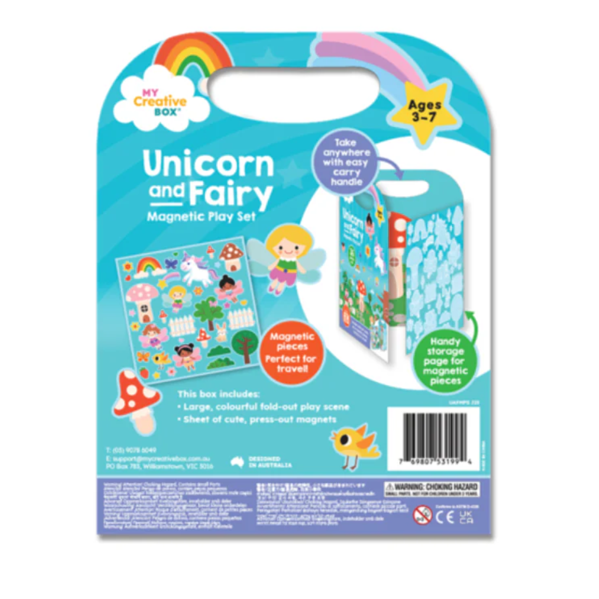 Unicorn and Fairy Magnetic Play Set