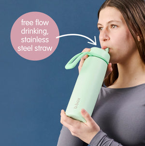 Insulated Flip Top Bottle 690ml - White Out