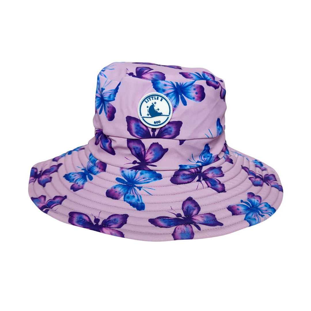 Reversible Swim Hat - Butterflies