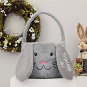 Easter Bunny Basket - Grey