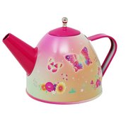 Rainbow Butterfly Tea Set in Basket