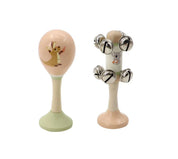 Wooden Kangaroo Maraca & Koala Jingle Stick