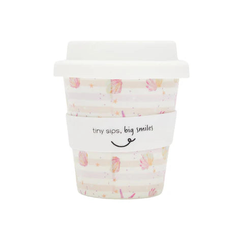 Seashells Baby Cino Cup + 2 Straws