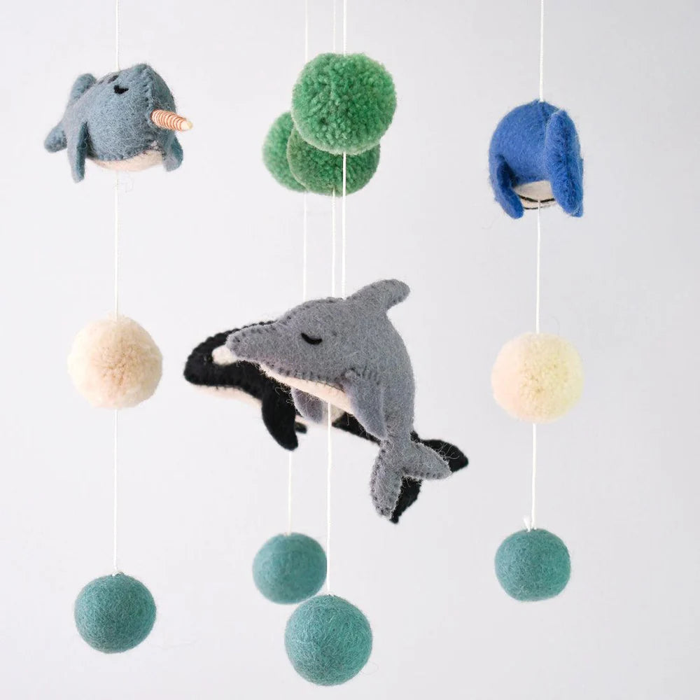 Baby Cot Mobile - Ocean Marine Mammals